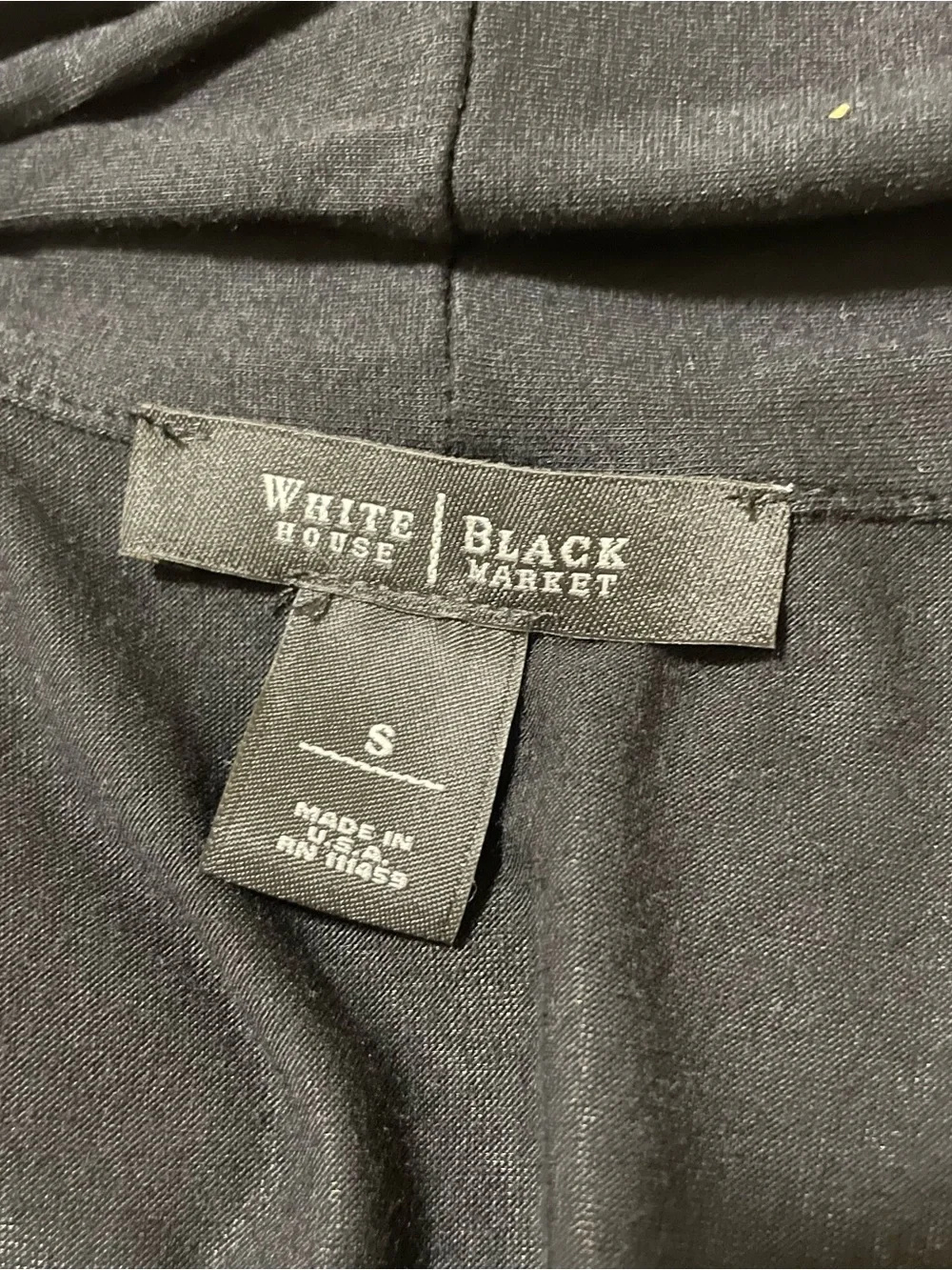 White House Black Market WHBM Women's Draped Open Cardigan